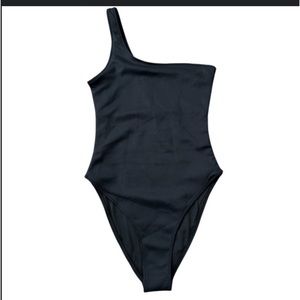 Good American scuba one piece one shoulder swimsuit (3 different sized avail)